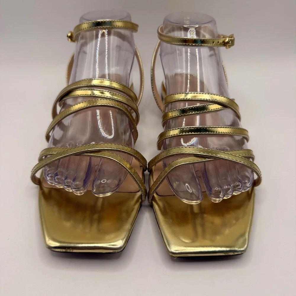J. Crew Factory strappy metallic
